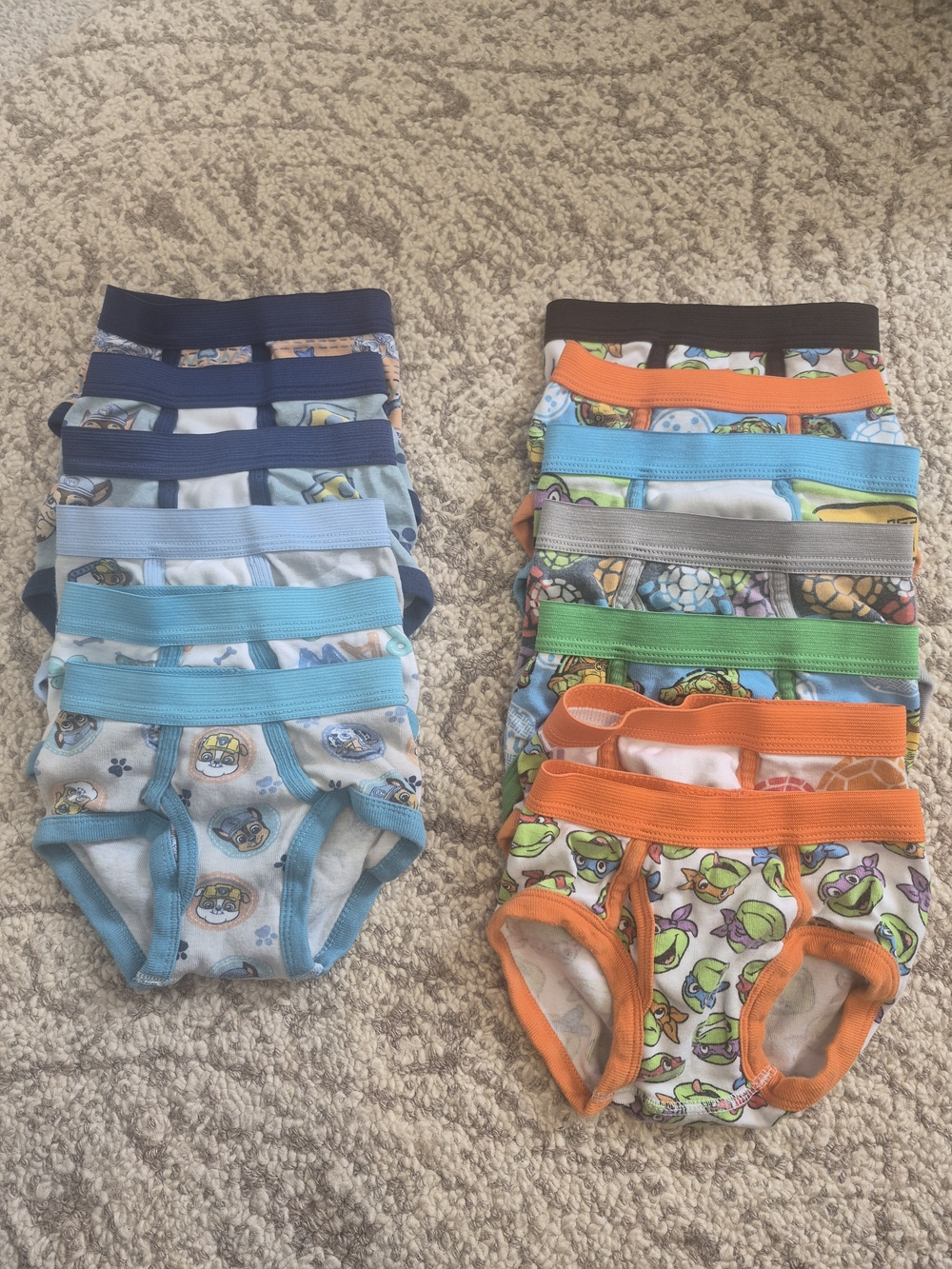 Boys 2T/3T Briefs, 13 Pairs, EUC
